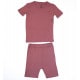 Short pajama - red rock 